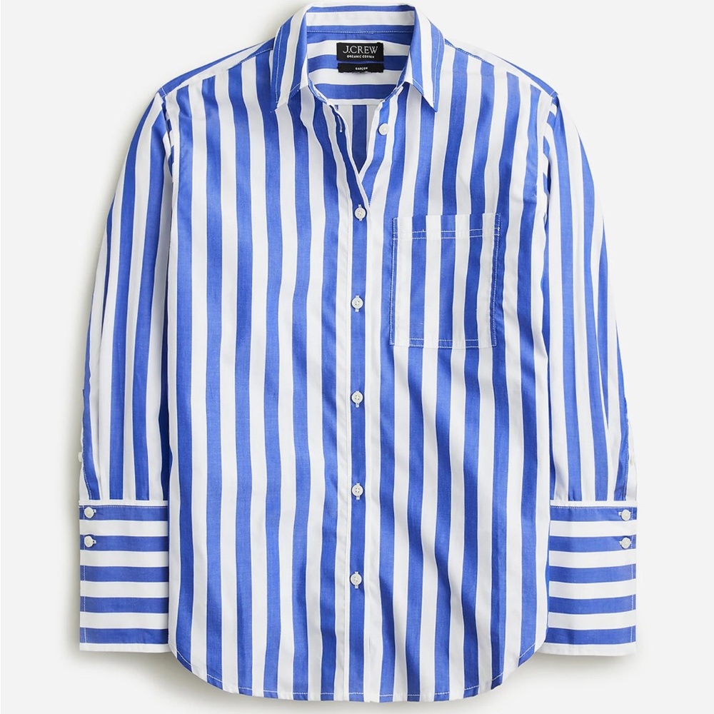 Jcrew Garçon classic shirt in stripe cotton poplin